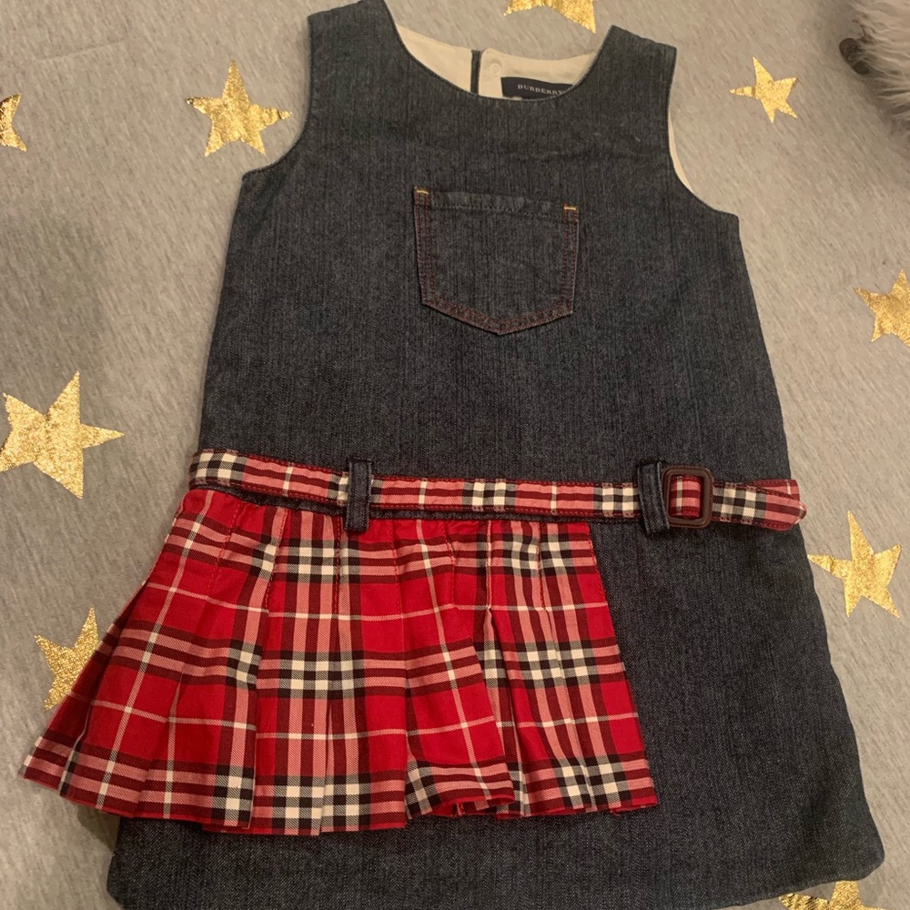 Burberry Girls 12 month denim dress